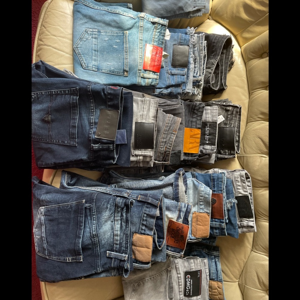 Designer denim jeans- Men’s W32-34 L32